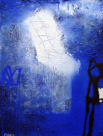  MIRA, mixed Media on canvas, 2006, 120 x 90 cm